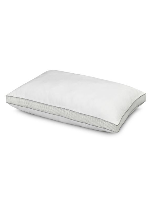 Ella Jayne Penthouse Soft Plush Luxurious Cotton Mesh Gusseted Down Fiber-Filled Pillow